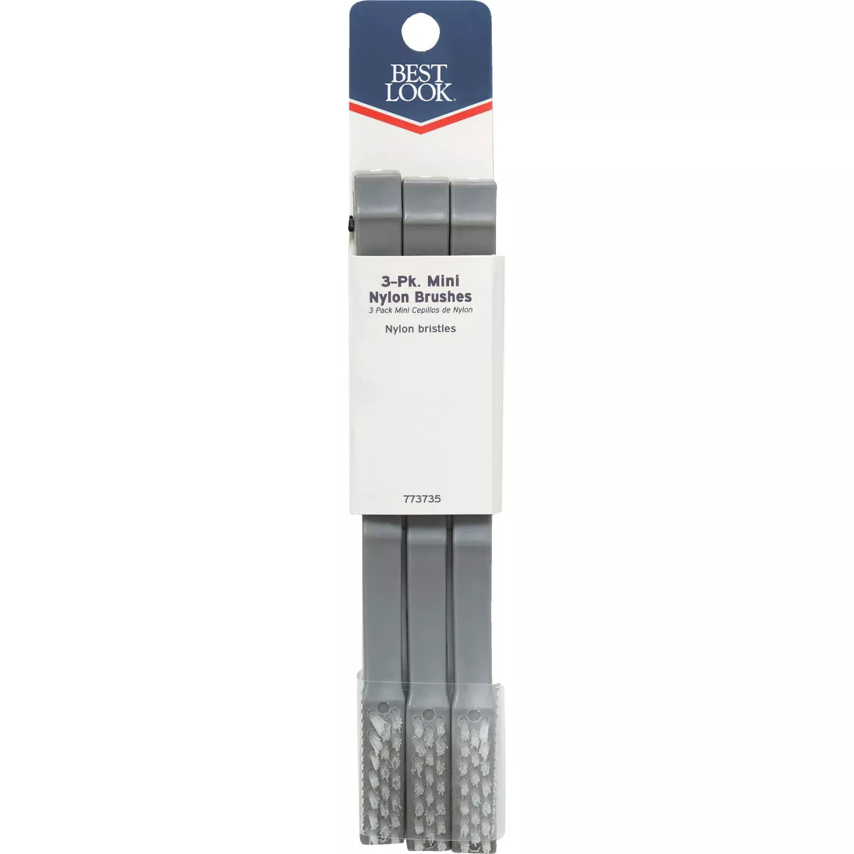 Best Look Nylon Bristle Soft Grip Mini Brushes (3-Pack) - photo 2