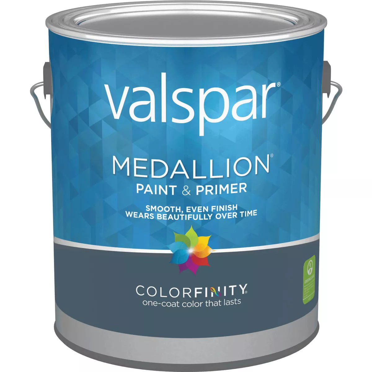 Valspar Medallion 100% Acrylic Paint & Primer Flat Interior Wall Paint, White, 1 Gal.