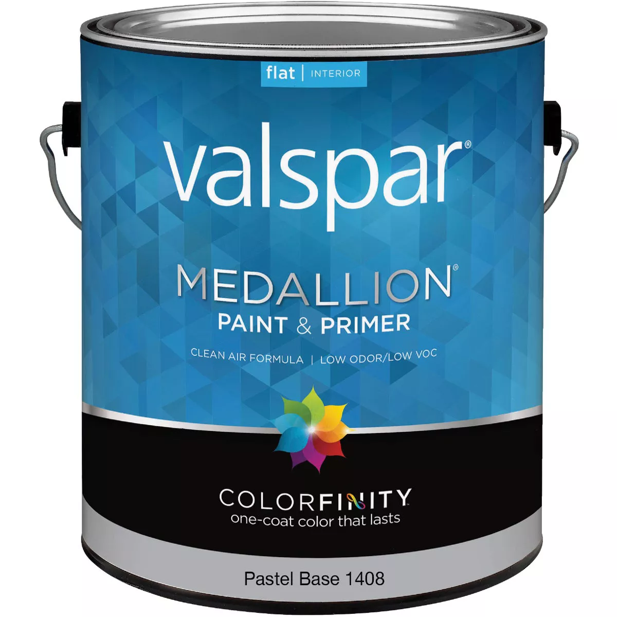 Valspar Medallion 100% Acrylic Paint & Primer Flat Interior Wall Paint, Pastel Base, 1 Gal.