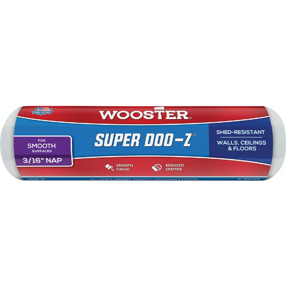 Wooster Super Doo-Z 9 In. x 3/16 In. Woven Fabric Roller Cover