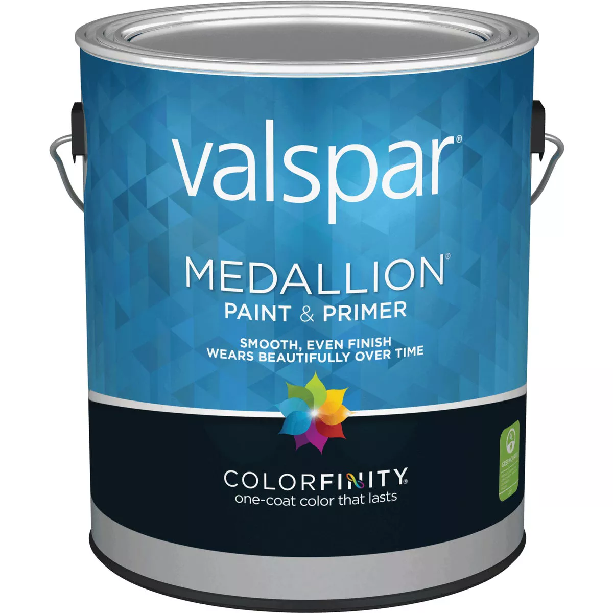 Valspar Medallion 100% Acrylic Paint & Primer Eggshell Interior Wall Paint, White, 1 Gal.