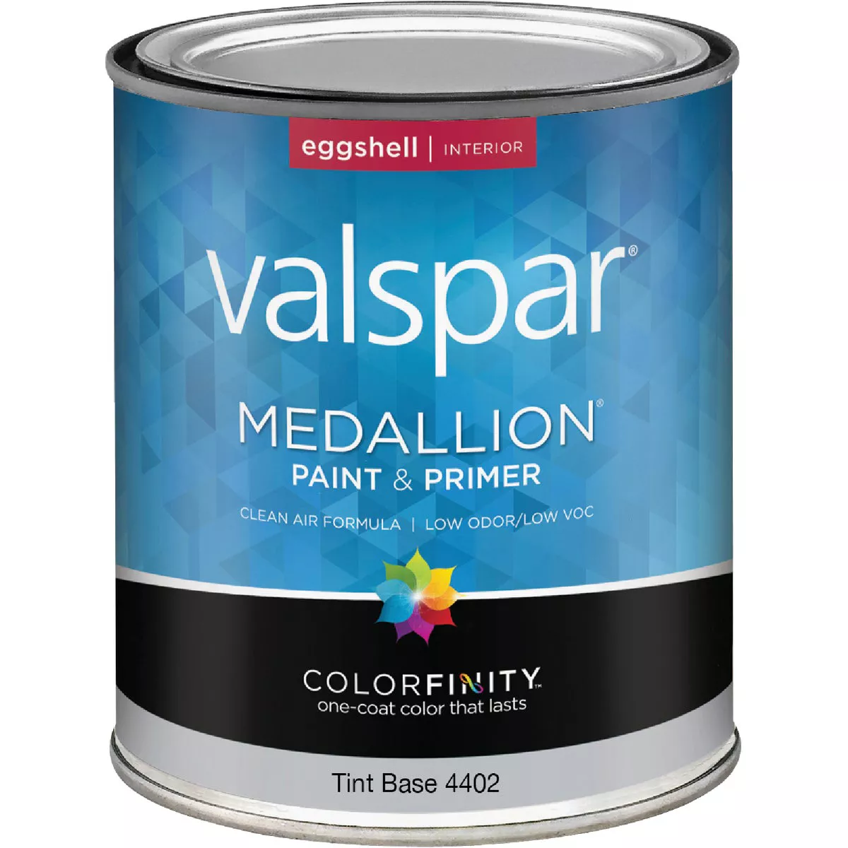 Valspar Medallion 100% Acrylic Paint & Primer Eggshell Interior Wall Paint, Tint Base, 1 Qt.