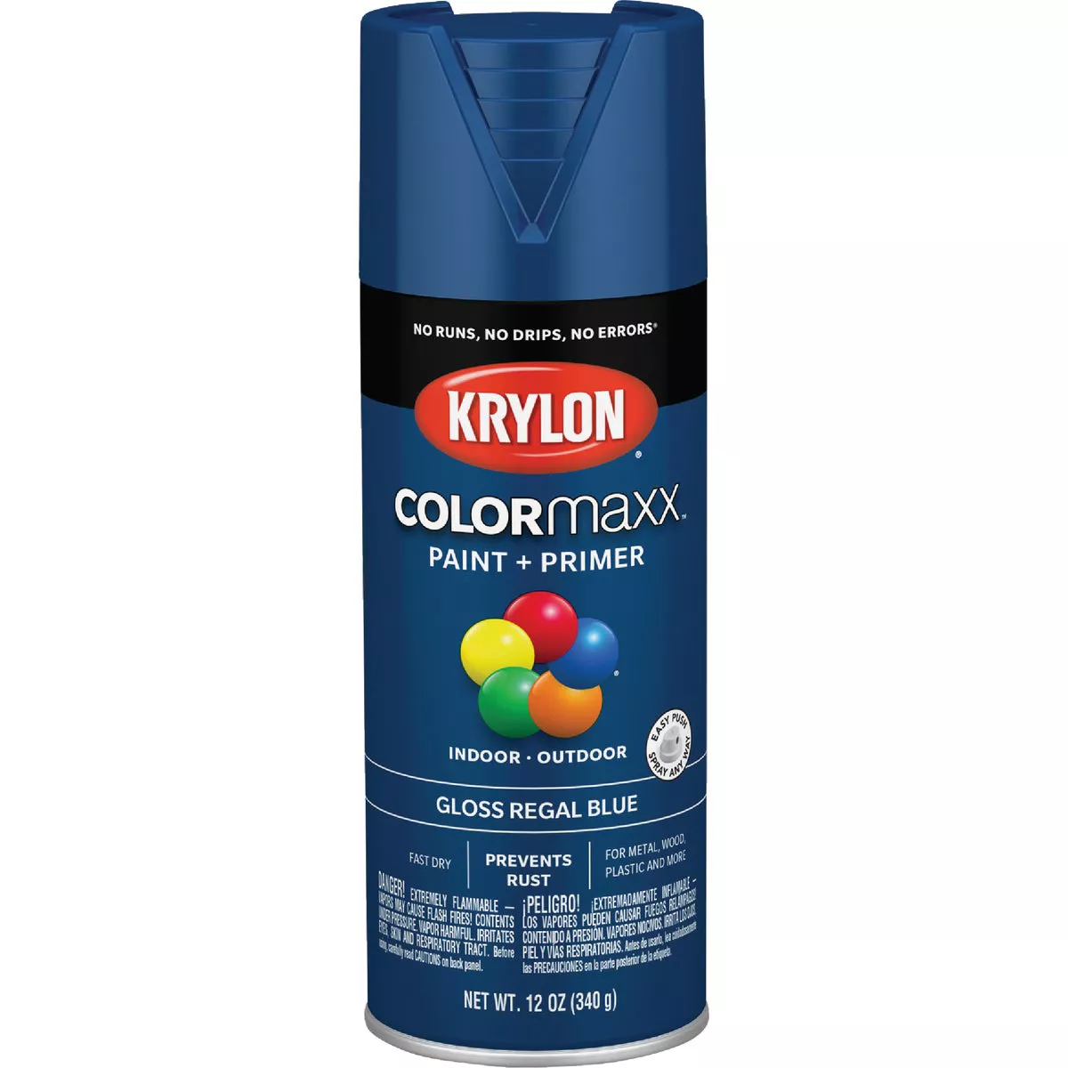 Krylon ColorMaxx 12 Oz. Gloss Spray Paint, Regal Blue - photo 8