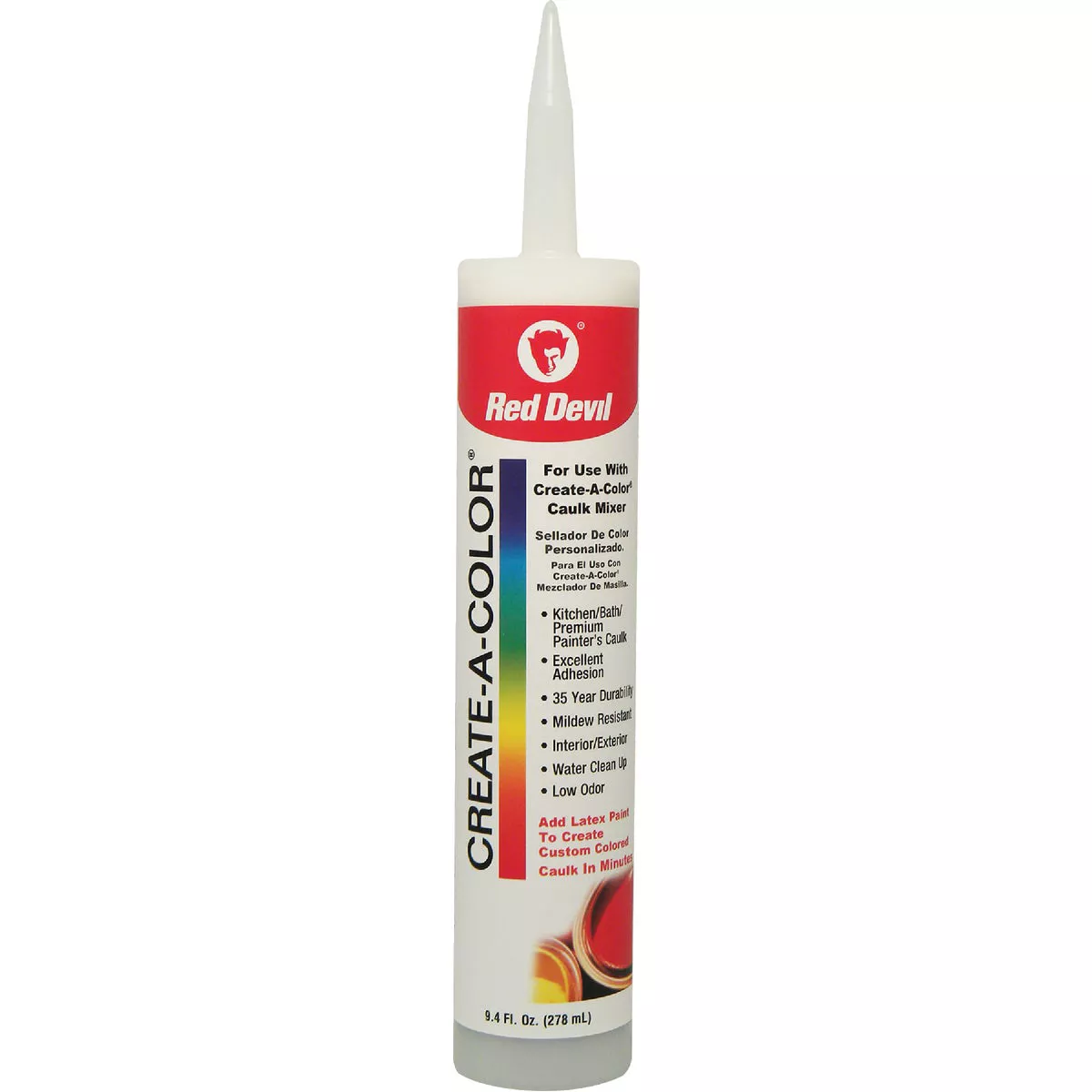 Red Devil Create A Color 9.4 Oz. Tint Base Tintable Caulk