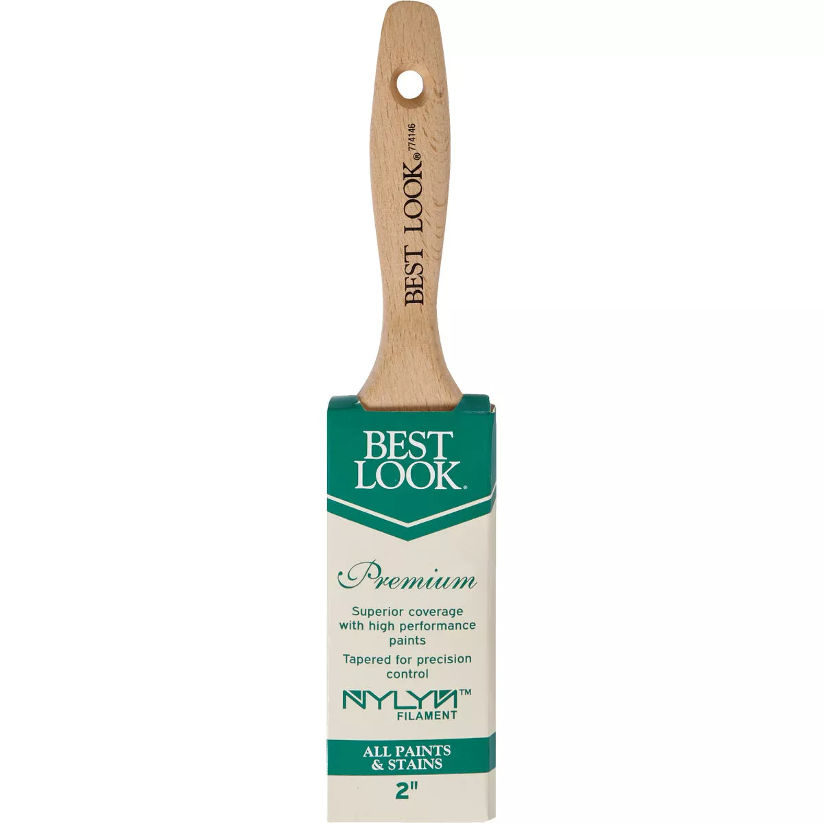 Best Look Premium 2 In. Flat Nylyn Paint Brush - photo 2