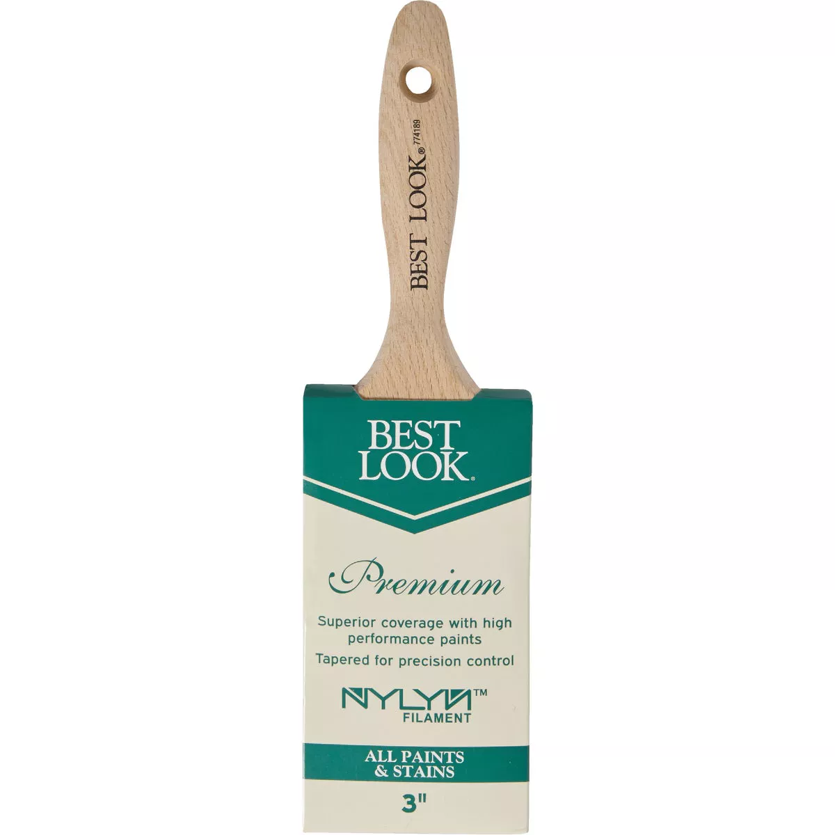 Best Look Premium 3 In. Flat Nylyn Paint Brush - photo 2