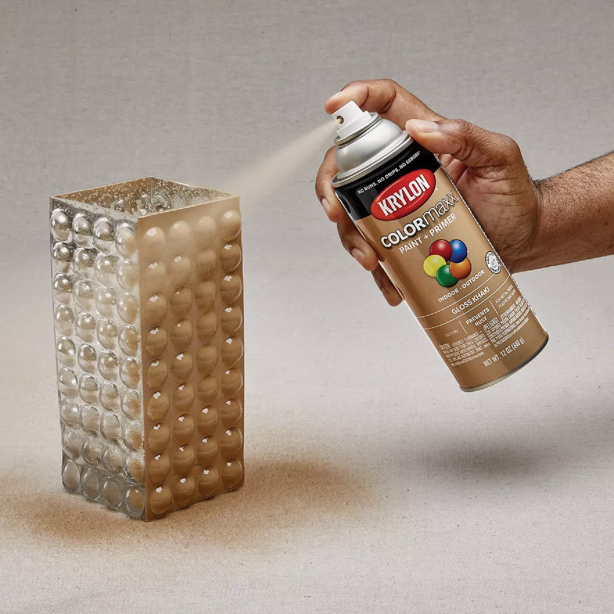 Krylon ColorMaxx 12 Oz. Gloss Spray Paint, Khaki - photo 5