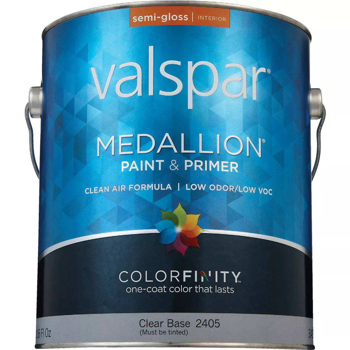 Valspar Medallion 100% Acrylic Paint & Primer Semi-Gloss Interior Wall Paint, Clear Base, 1 Gal. - photo 2
