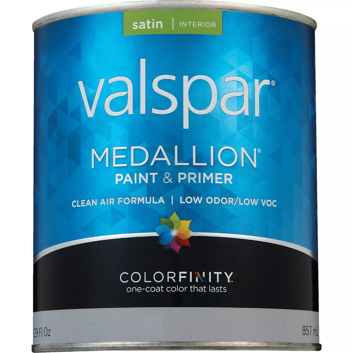 Valspar Medallion 100% Acrylic Paint & Primer Satin Interior Wall Paint, Tint Base, 1 Qt. - photo 2