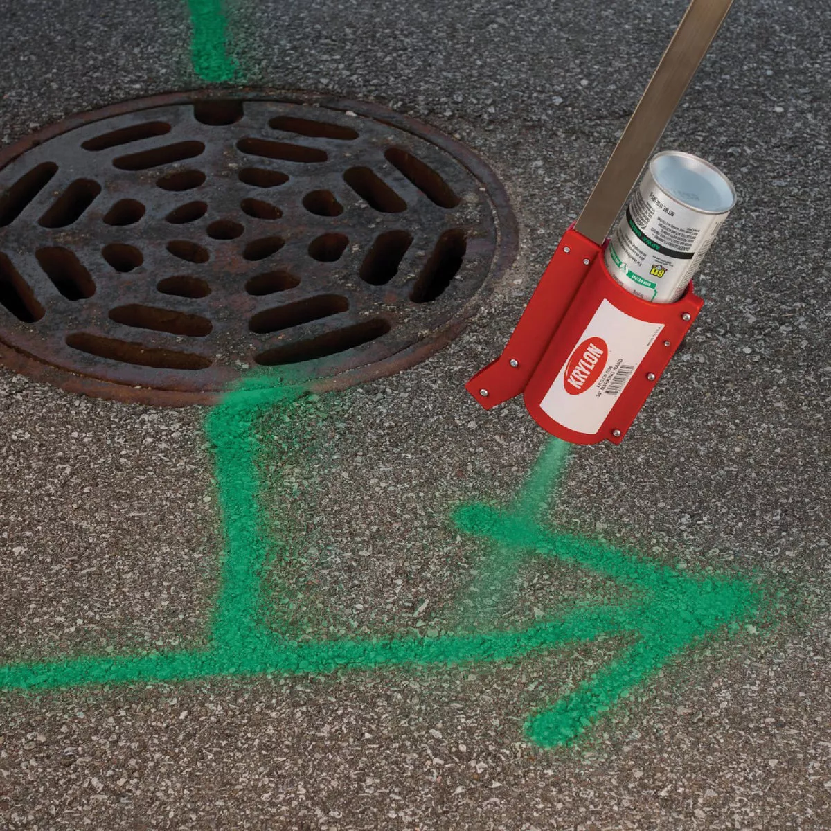 Krylon Mark-It 730408 Industrial SB APWA Green Inverted Marking Paint - photo 4