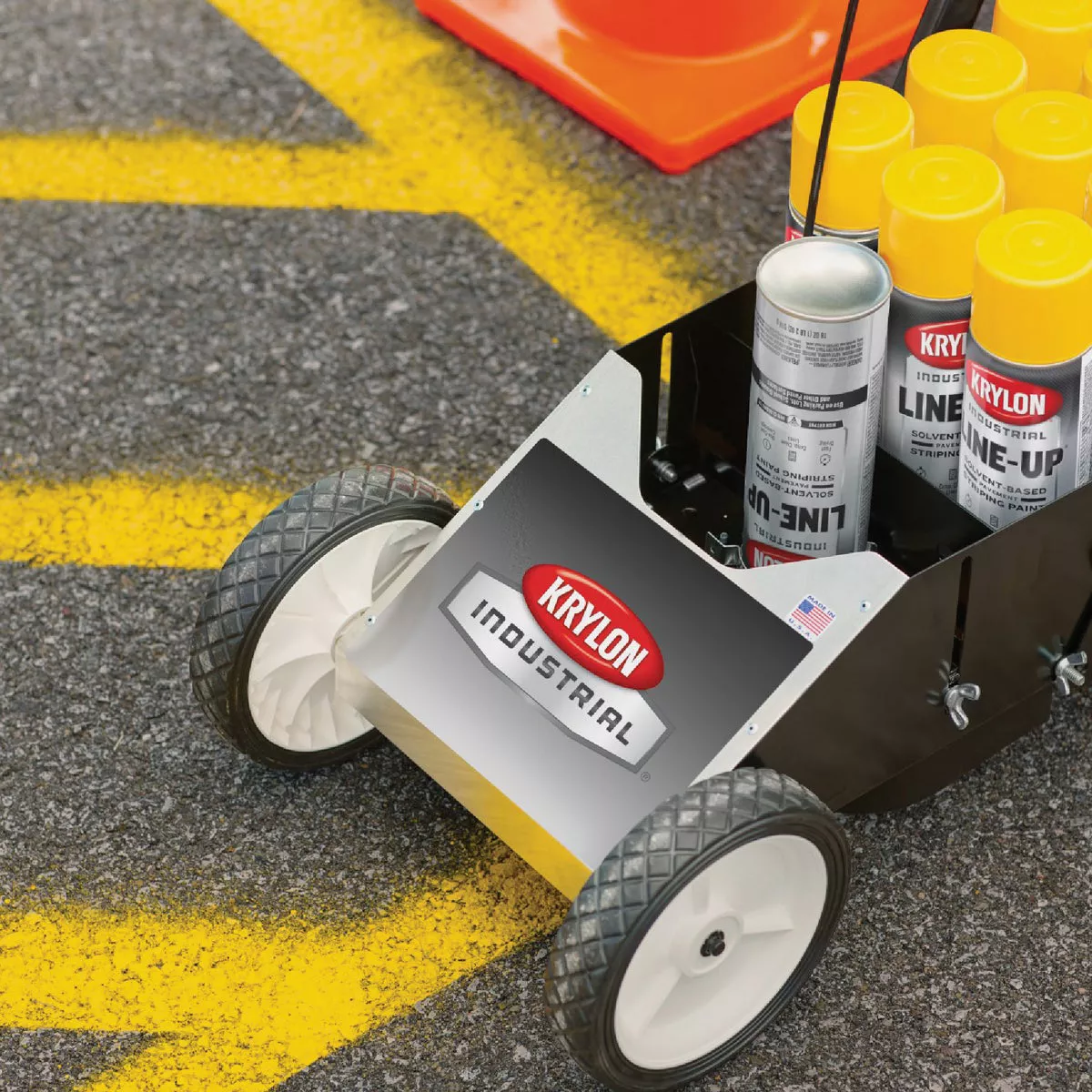 Krylon Industrial 8301 SB Highway Yellow Striping Paint - photo 3
