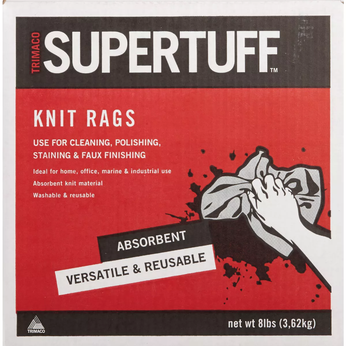 Trimaco SuperTuff White Knit T-Shirt Painter's Rags (8 Lb.) - photo 2