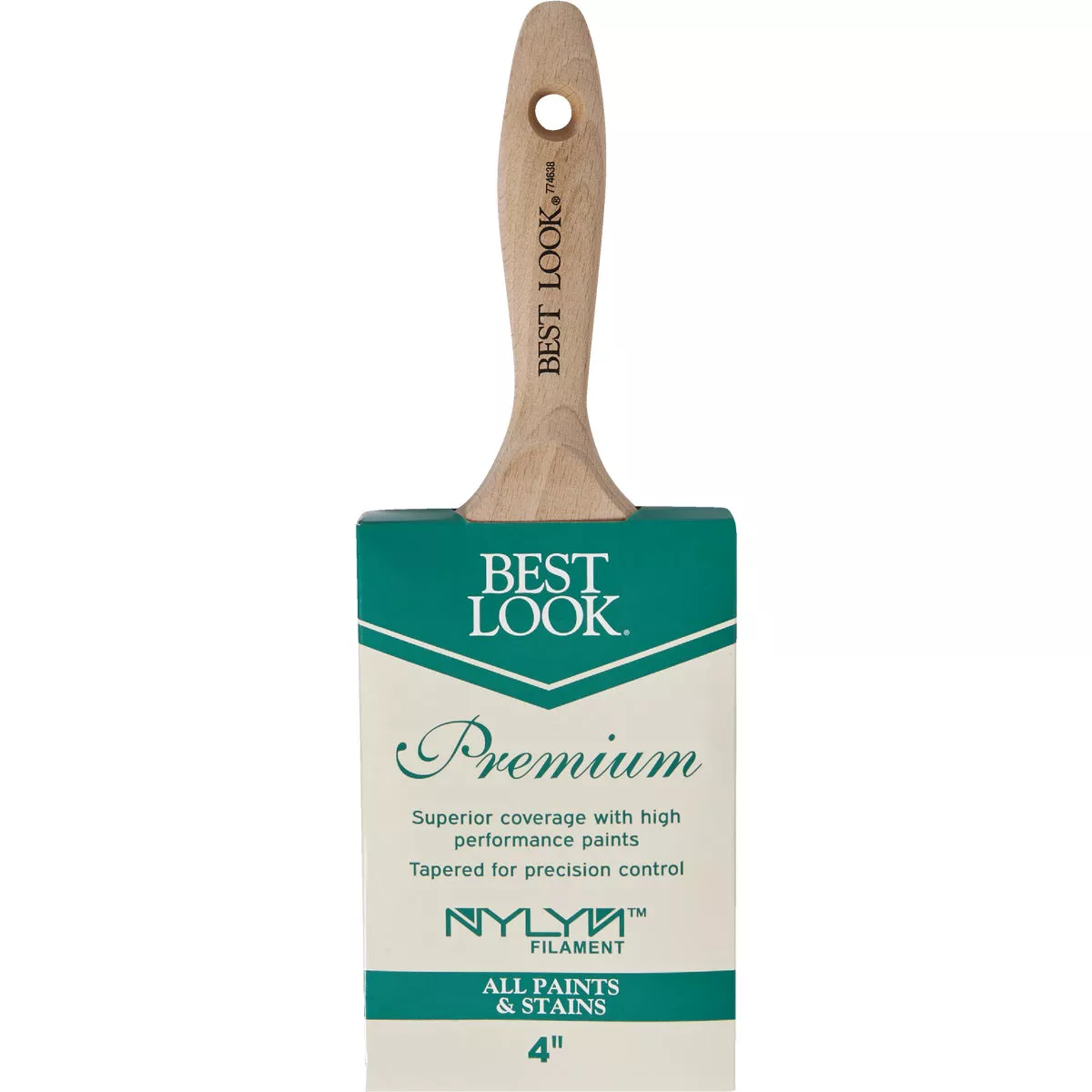 Best Look Premium 4 In. Flat Nylyn Paint Brush - photo 2