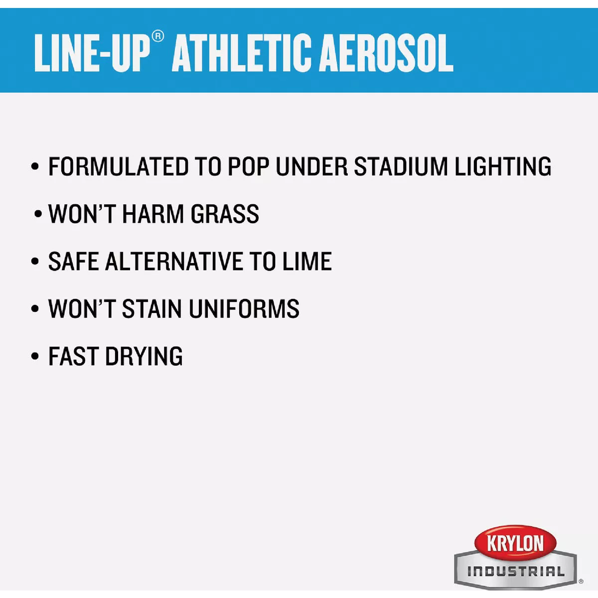Krylon Industrial 8305 WB Athletic White Striping Paint - photo 3