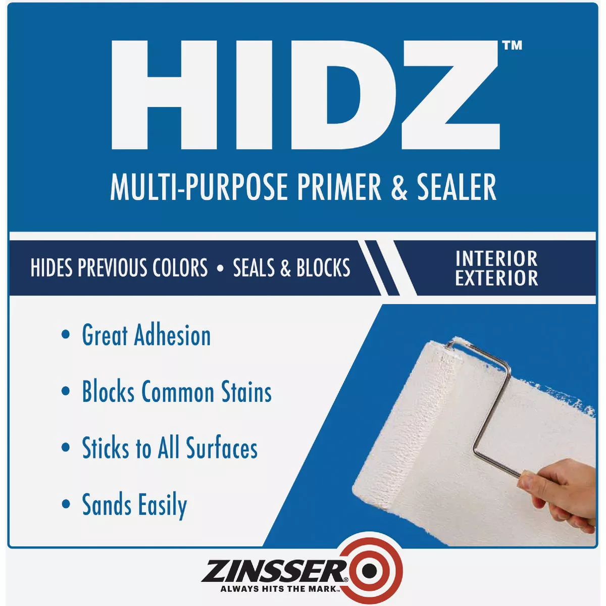 Zinsser HIDZ Multi-Purpose Primer and Sealer, White, 1 Qt. - photo 8