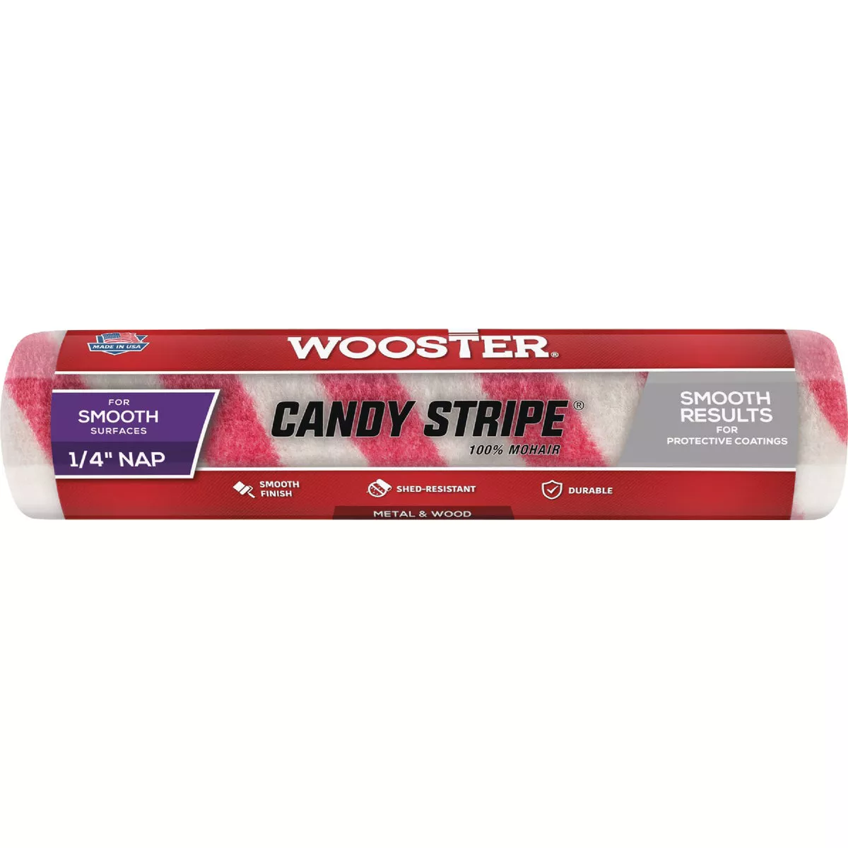 Wooster Candy Stripe 9 In. x 1/4 In. Roller Cover
