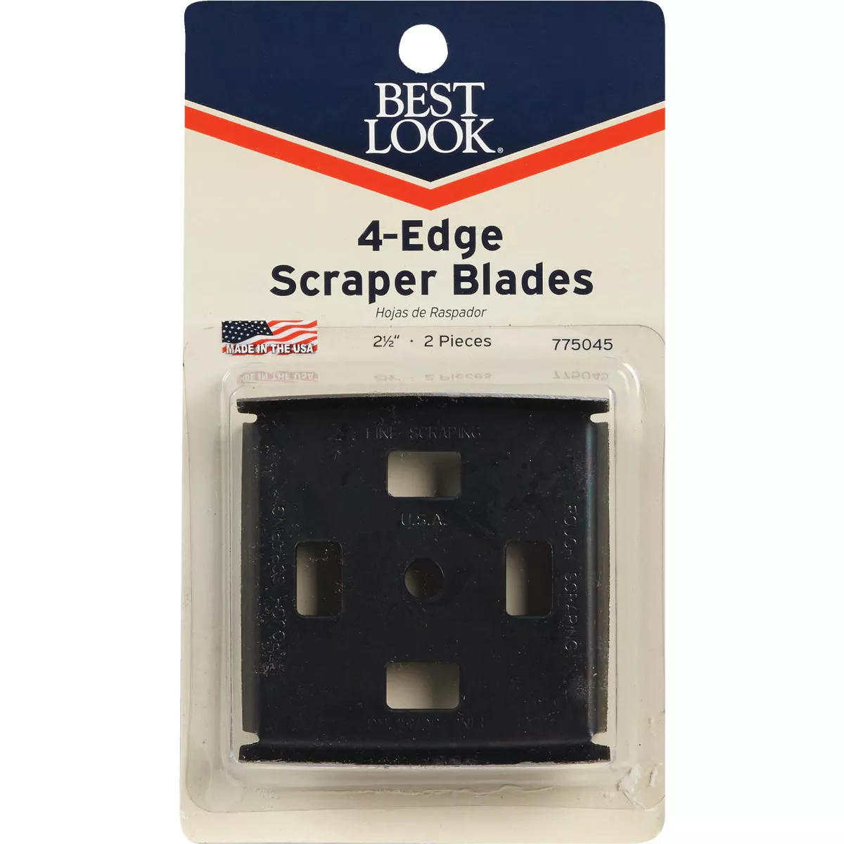 Best Look 2-1/2 In. 4-Edge Replacement Scraper Blade (2-Pack) - photo 2