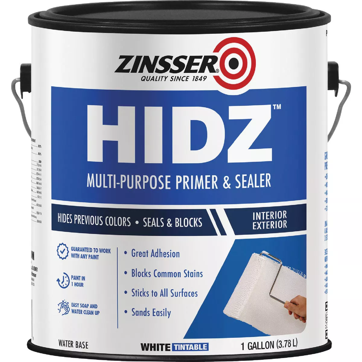 Zinsser HIDZ Multi-Purpose Primer and Sealer, White, 1 Gal.