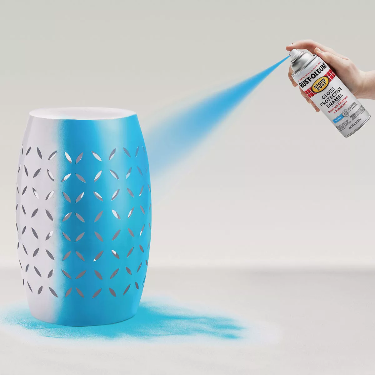 Rust-Oleum Stops Rust 12 Oz. Maui Blue Gloss Anti-Rust Spray Paint - photo 3