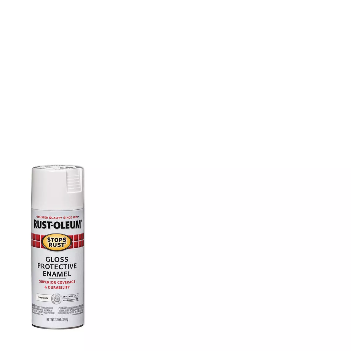 Rust-Oleum Stops Rust 12 Oz. Pure White Gloss Anti-Rust Spray Paint