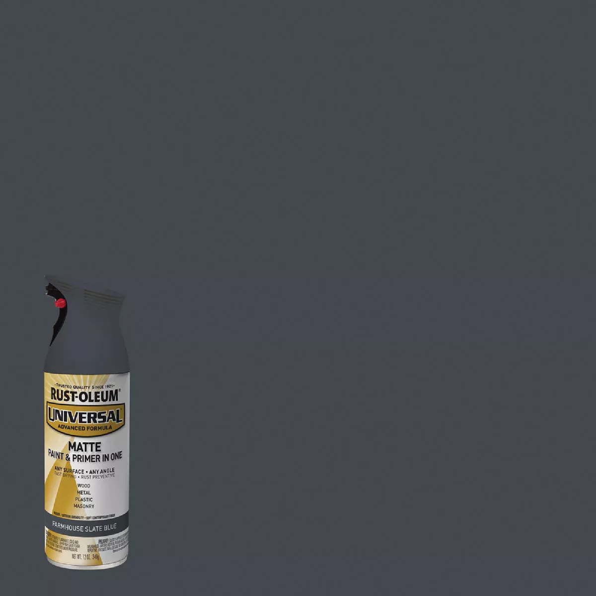 Rust-Oleum Universal 12 Oz. Matte Farmhouse Slate Blue Enamel Spray Paint