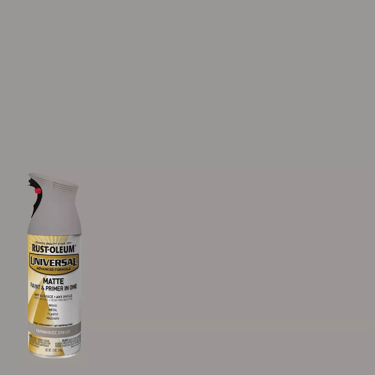 Rust-Oleum Universal 12 Oz. Matte Farmhouse Greige Enamel Spray Paint