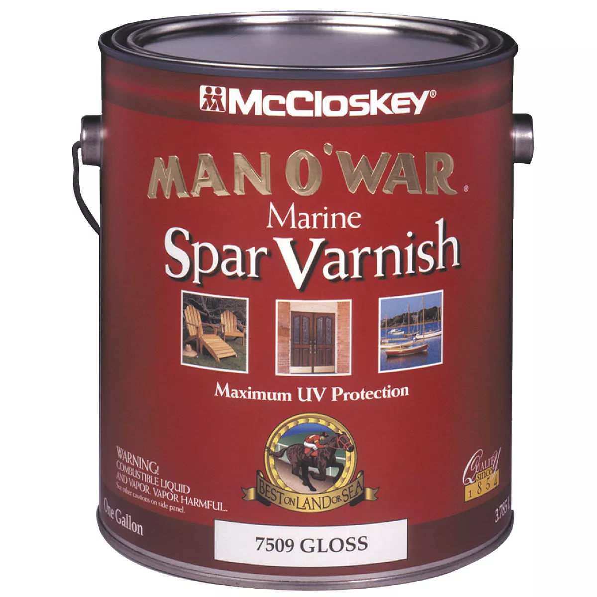 McCloskey Man O'War Gloss Spar Marine Interior & Exterior Varnish, Gallon