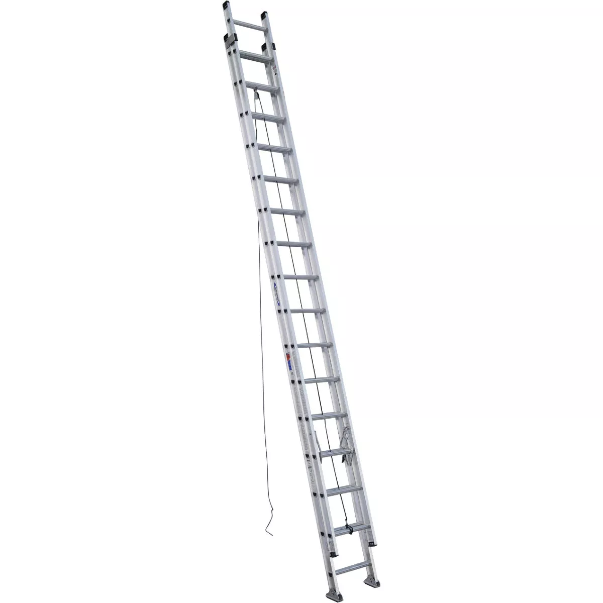 Werner 32 Ft. Aluminum Extension Ladder with 300 Lb. Load Capacity Type IA Duty Rating