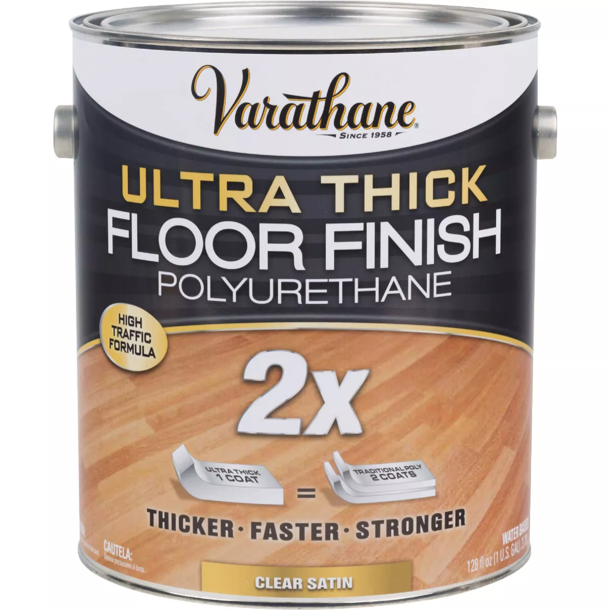 Varathane 1 Gal. Ultra Thick Clear Satin Polyurethane Floor Finish - photo 2