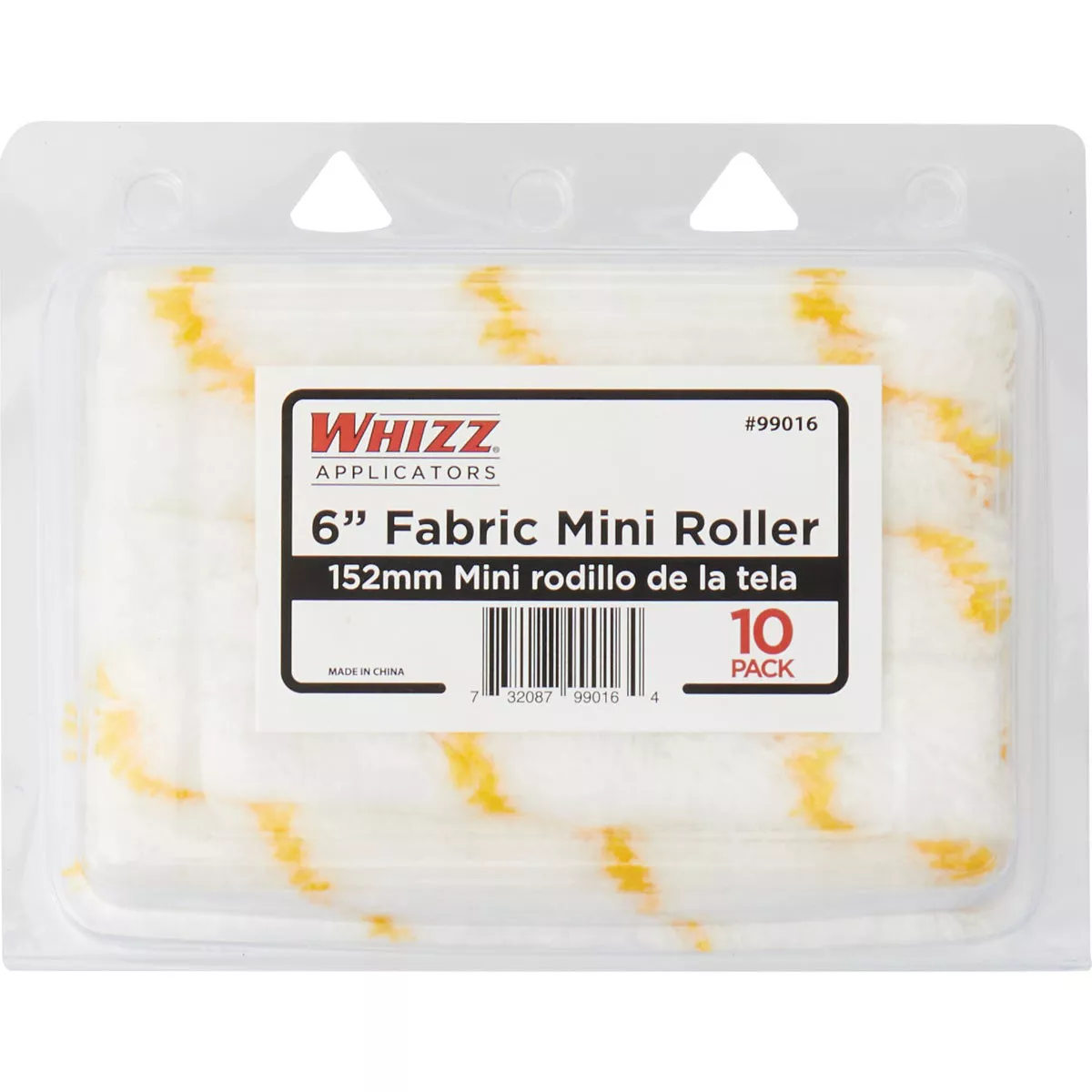 Whizz Gold Stripe 6 In. x 1/2 In. Fabric Roller Cover (10-Pack) - photo 2