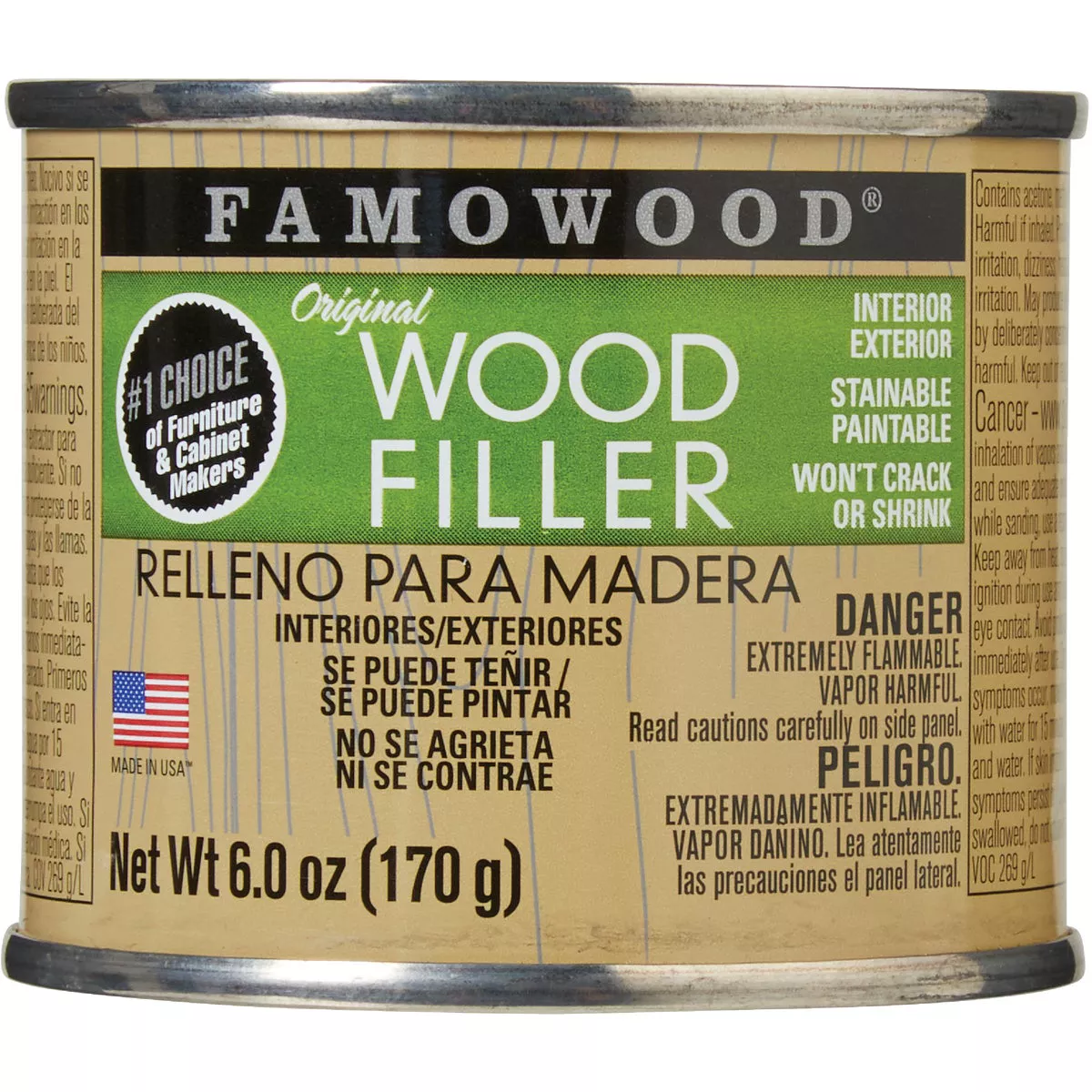 FAMOWOOD White Pine 6 Oz. Wood Filler - photo 2