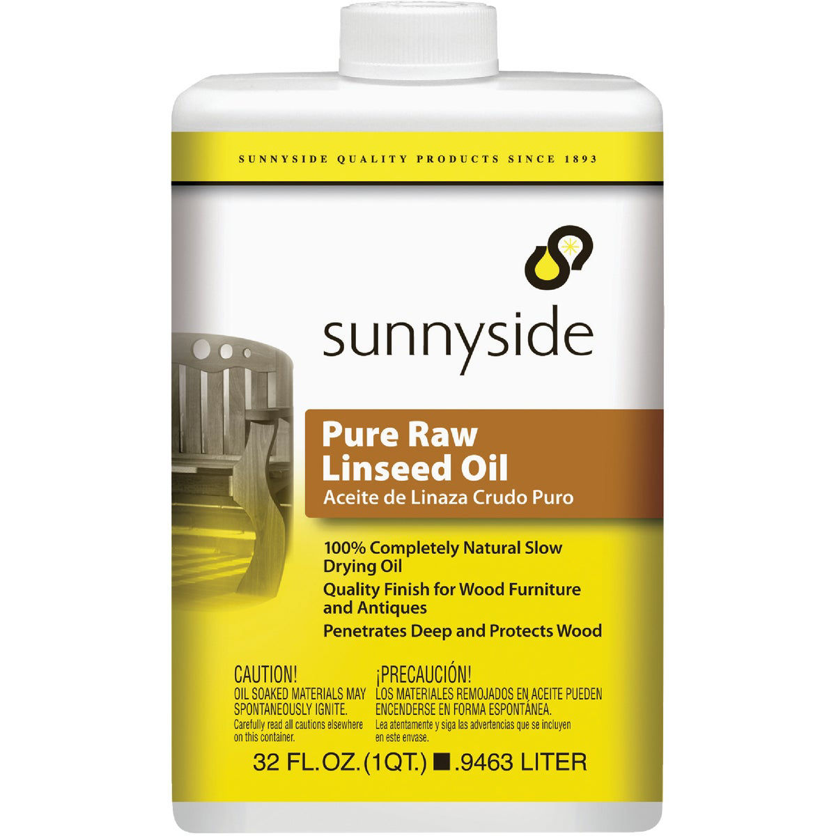Sunnyside Pure Raw Linseed Oil, 1 Qt. Do it Best