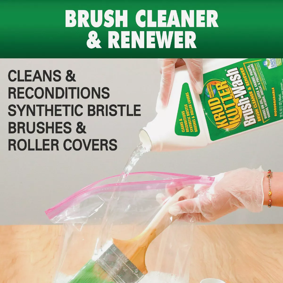 Krud Kutter Brush-Wash 32 Oz. Ready To Use Liquid Brush Cleaner - photo 2