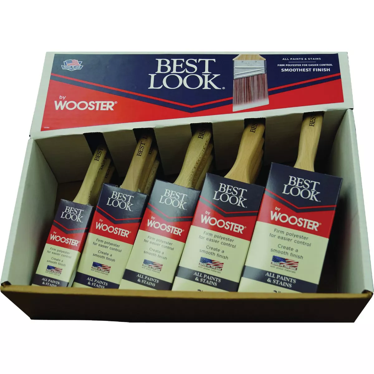 Do it Best Angle Sash Paint Brush Counter Box Display