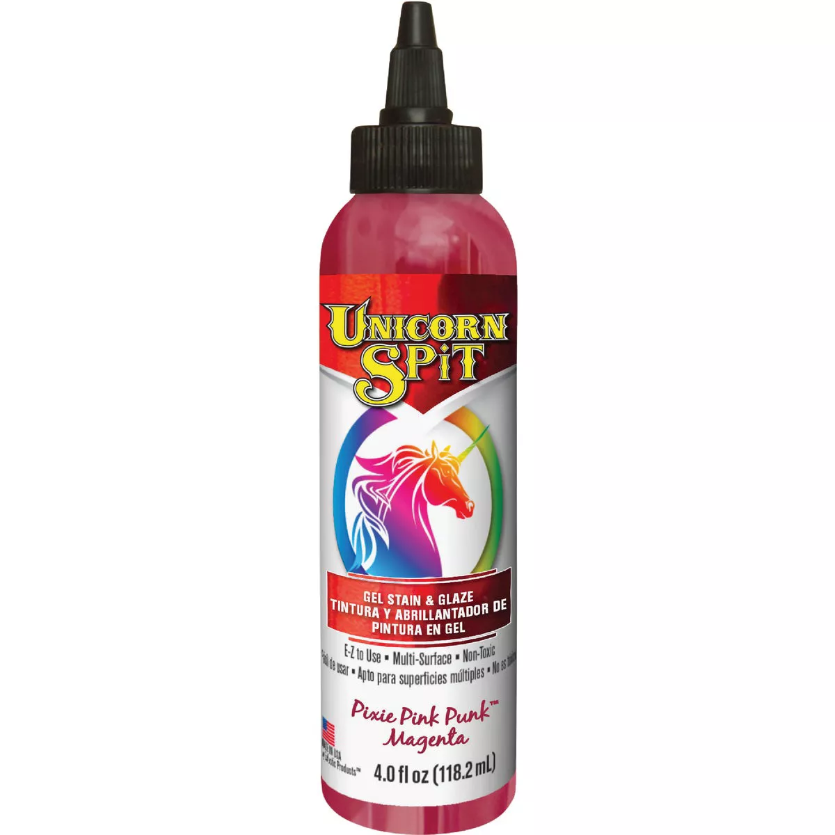 Unicorn Spit 4 Oz. Pixie Pink Paint, Gel Stain & Glaze