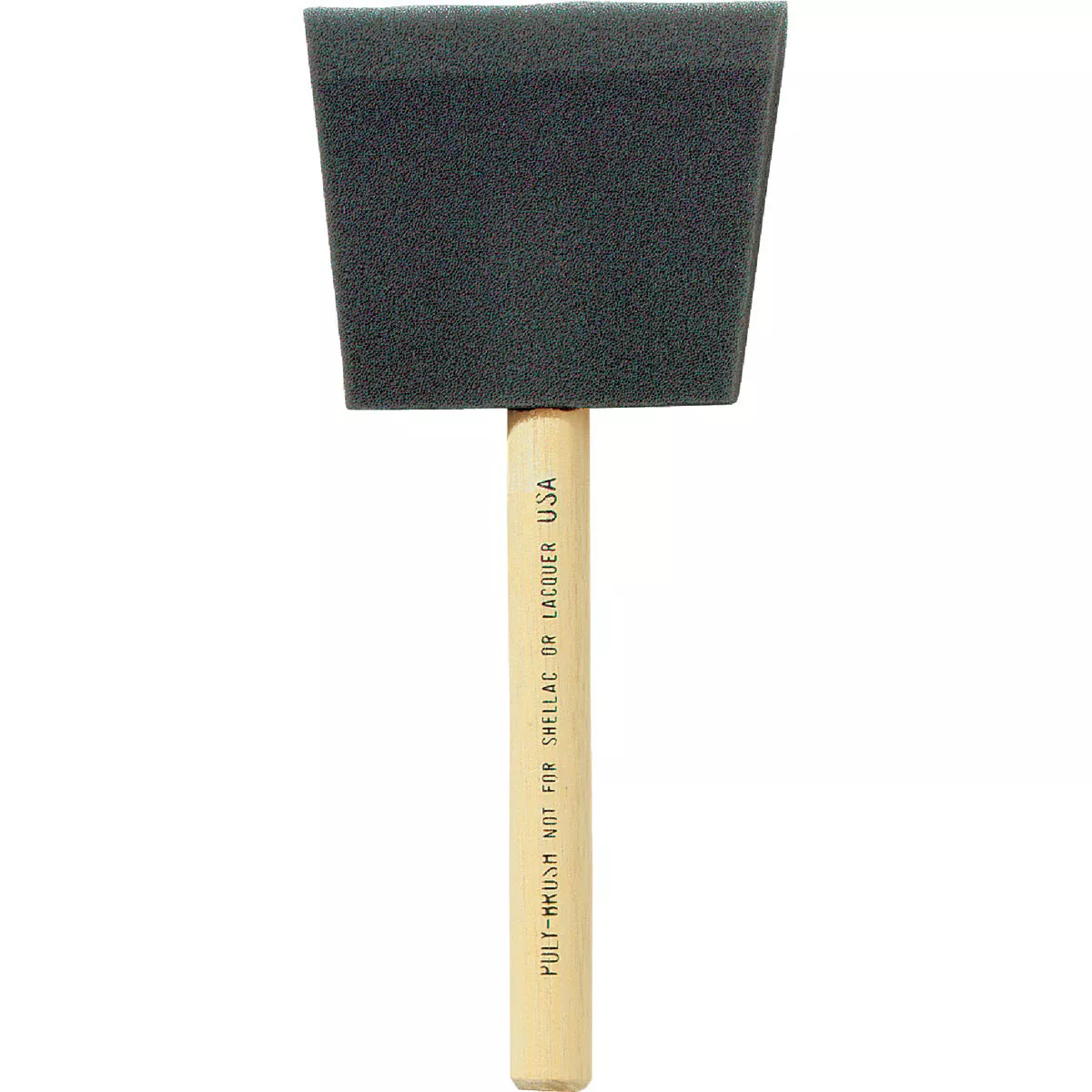 Jen 3 In. Poly Foam Brush with Wood Handle