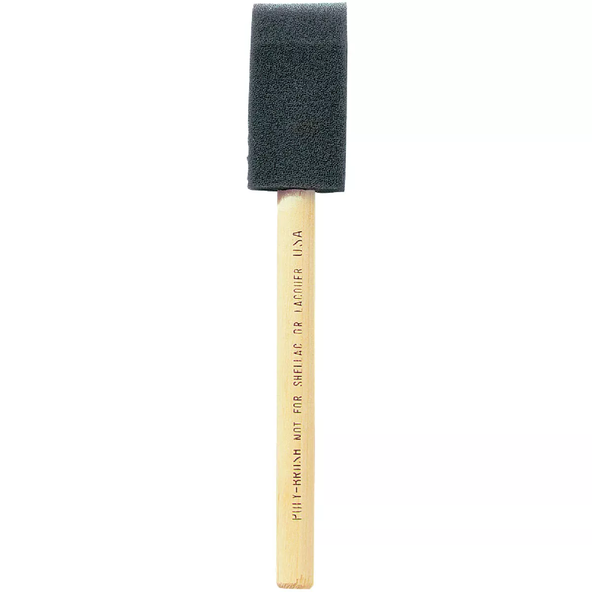 Jen 1 In. Poly Foam Brush with Wood Handle