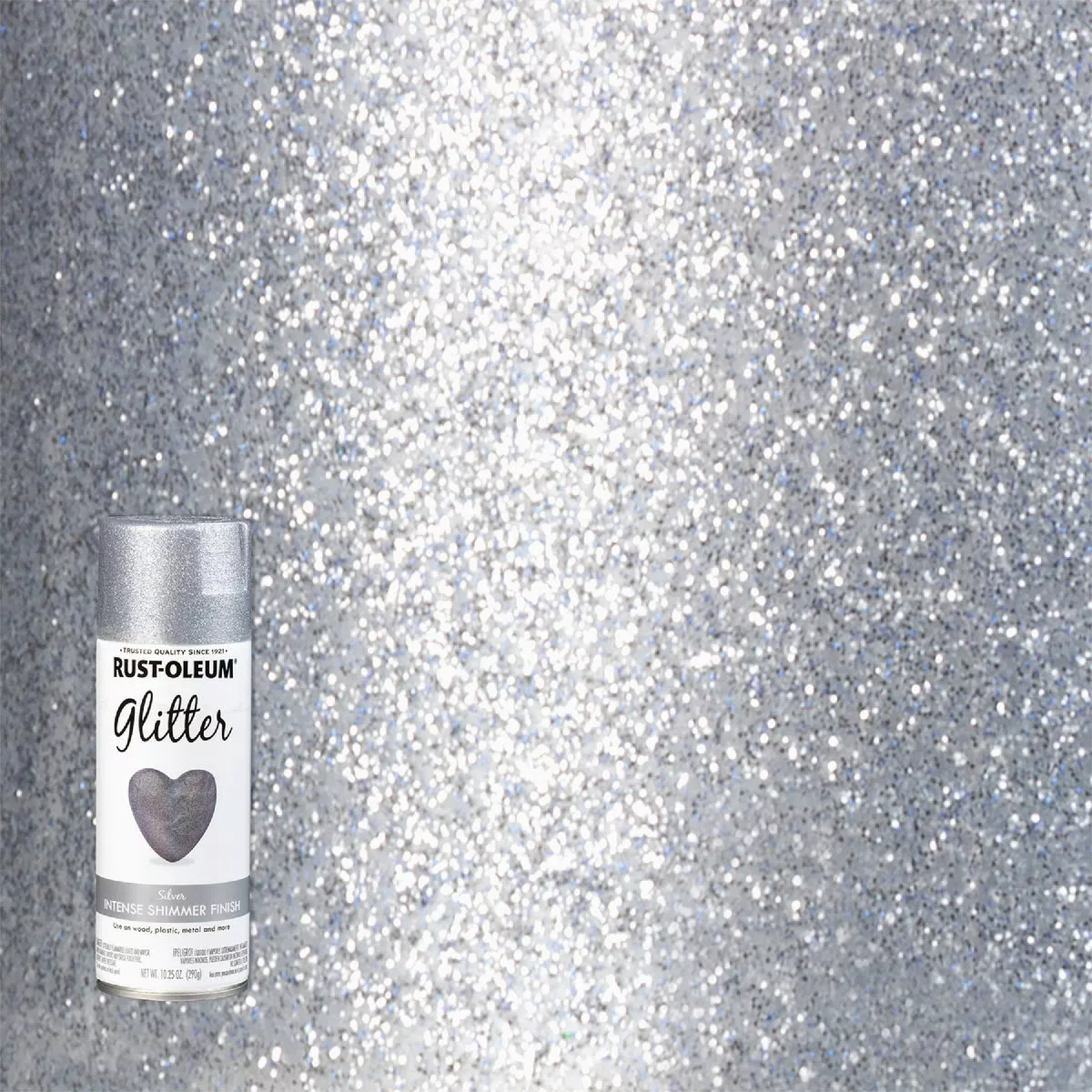Rust-Oleum 10.25 Oz. Silver Glitter Sealer Spray Paint