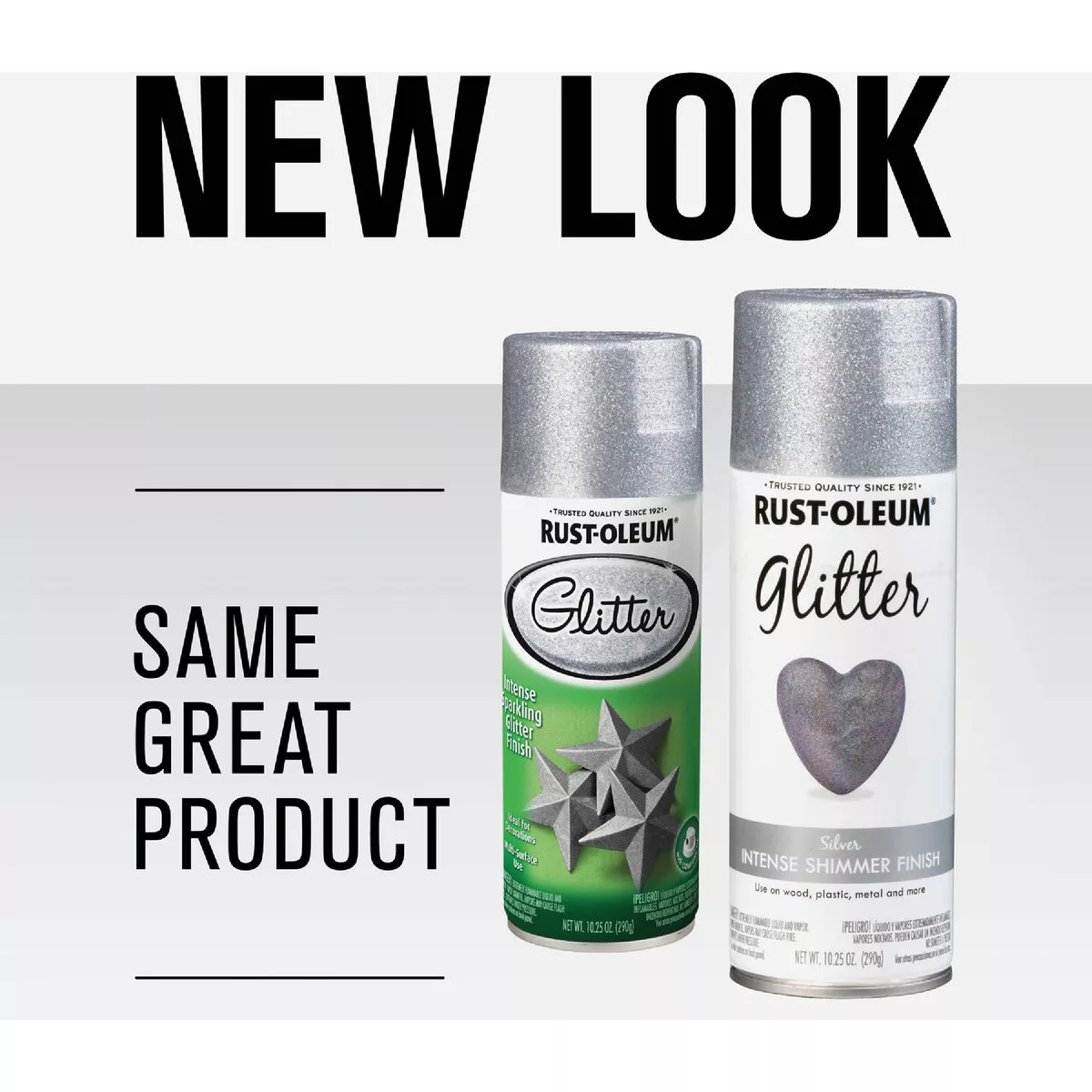 Rust-Oleum 10.25 Oz. Silver Glitter Sealer Spray Paint - photo 2