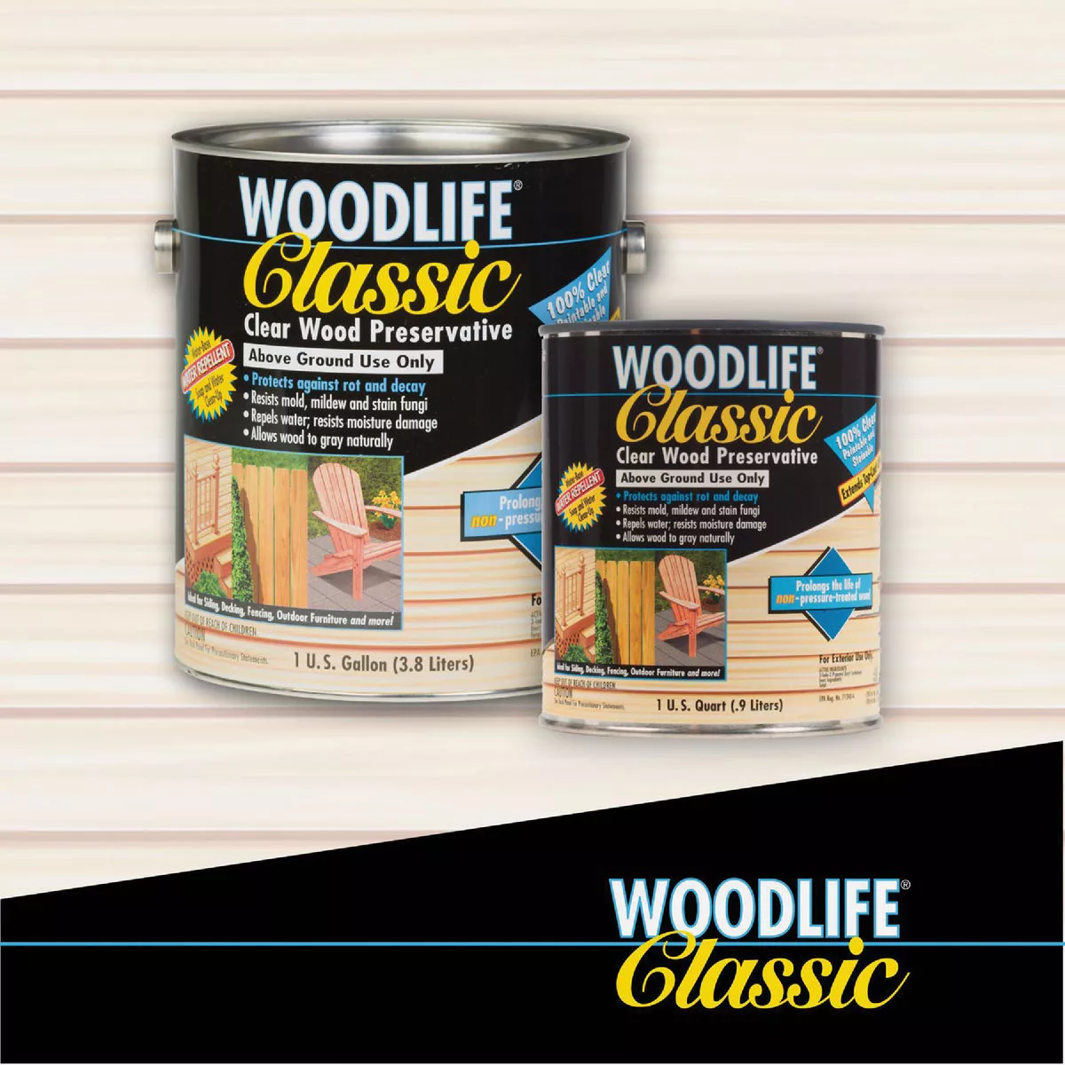 Rust-Oleum Woodlife Clear Water-Based Classic Wood Preservative, 1 Qt. - photo 3
