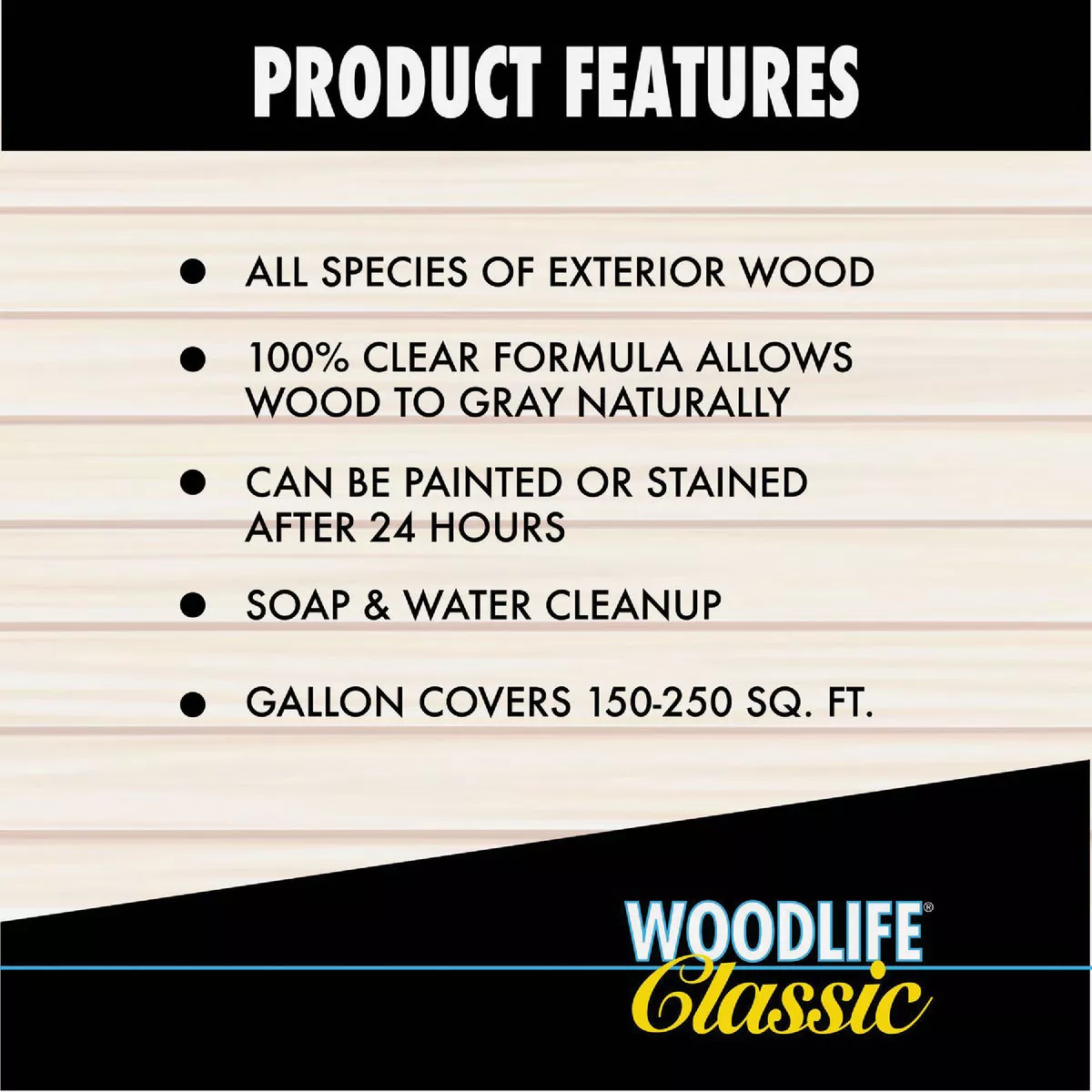 Rust-Oleum Woodlife Clear Water-Based Classic Wood Preservative, 1 Gal. - photo 6