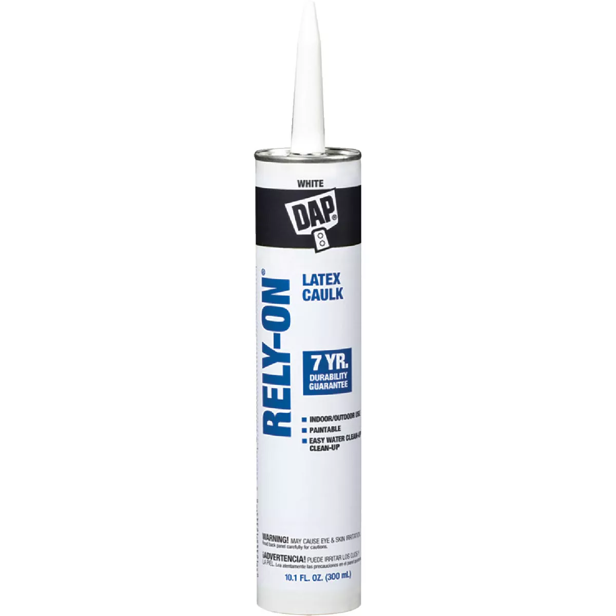 Dap Rely-On 10.1 Oz. White Vinyl Latex Caulk