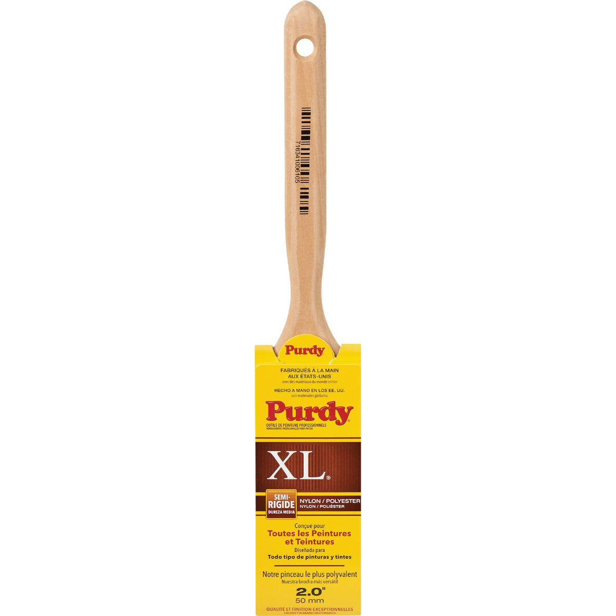 Purdy XL Medium Stiff Flat Trim Paint Brush Sprig 3