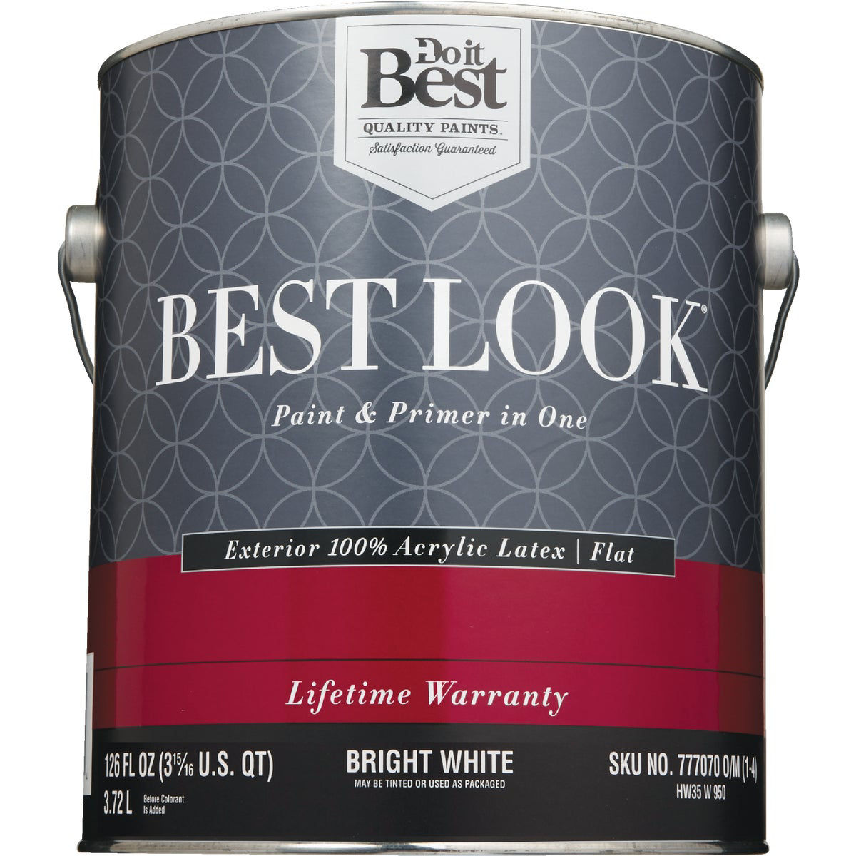 Best Look 100 Acrylic Latex Premium Paint & Primer In One Flat