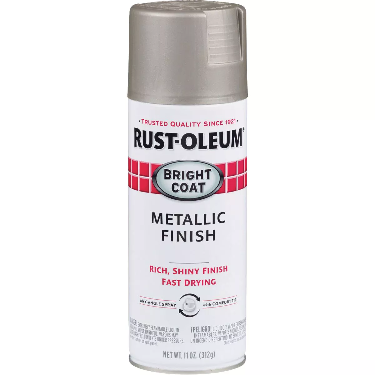 Rust-Oleum Bright Coat Bright Aluminum Gloss 11 Oz. Stops Rust Spray Paint - photo 7