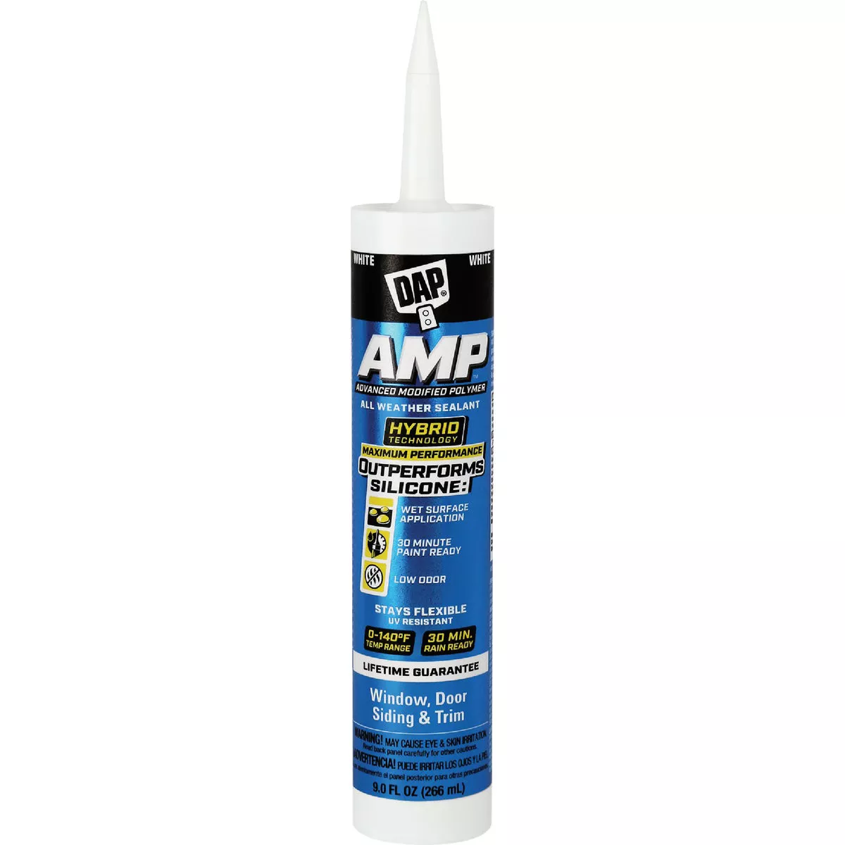 DAP AMP 9 Oz. Advanced Modified Polymer All Weather Window, Door, & Siding Sealant, White