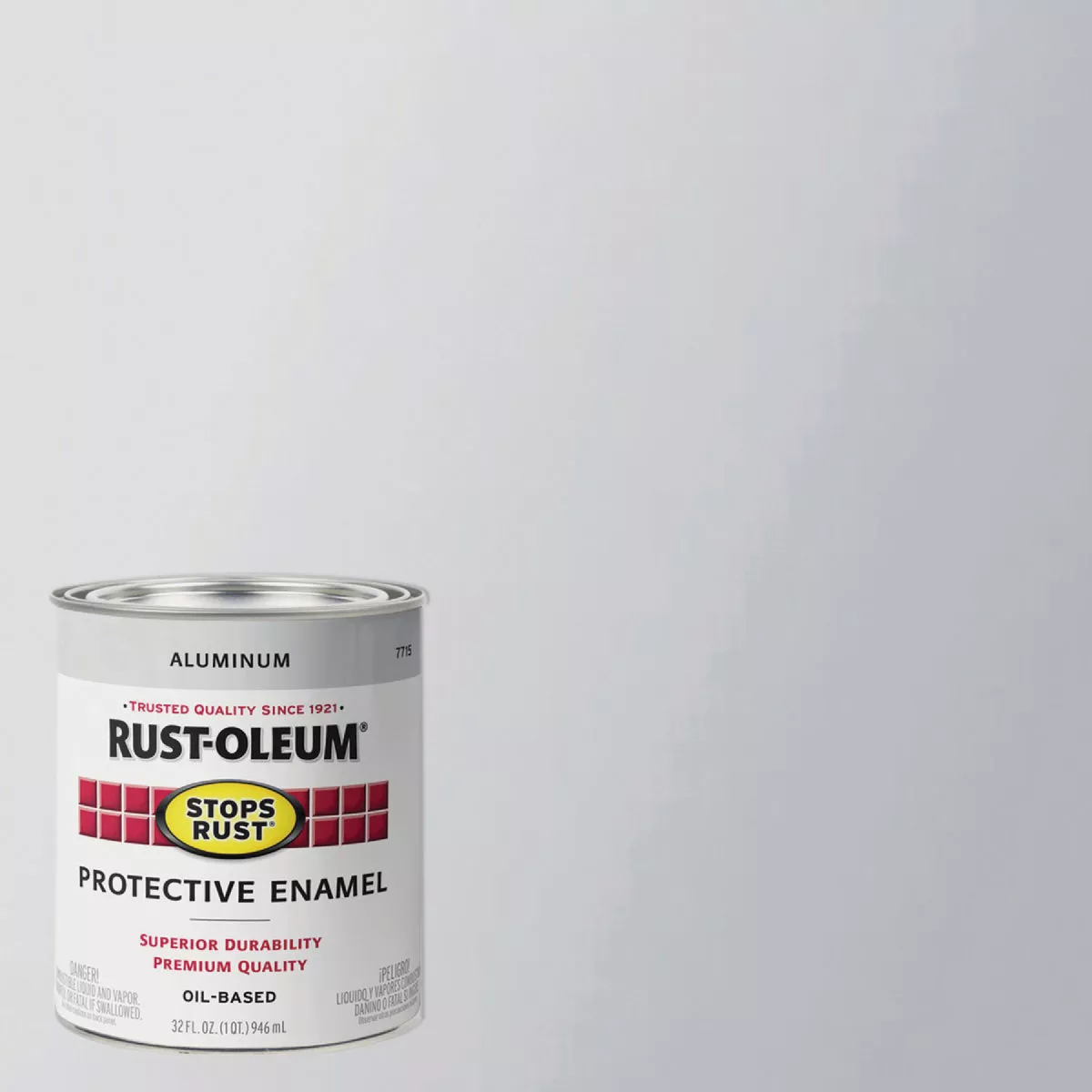 Rust-Oleum Stops Rust Oil Based Gloss Protective Rust Control Enamel, Aluminum, 1 Qt.
