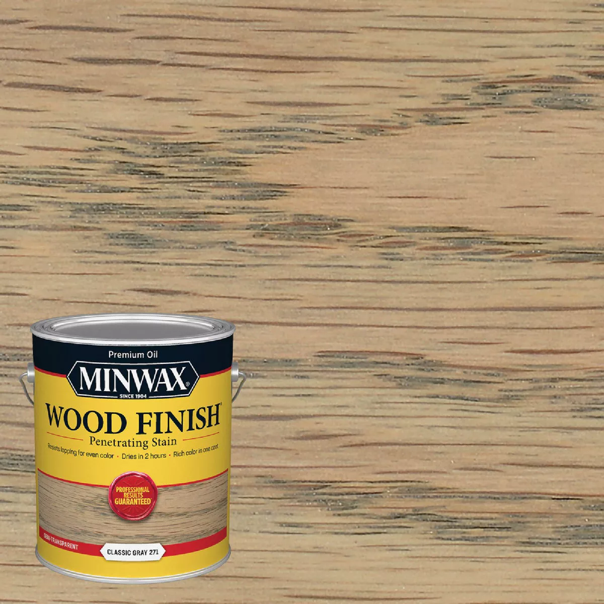 Minwax Wood Finish VOC Penetrating Stain, Classic Gray, 1 Gal.