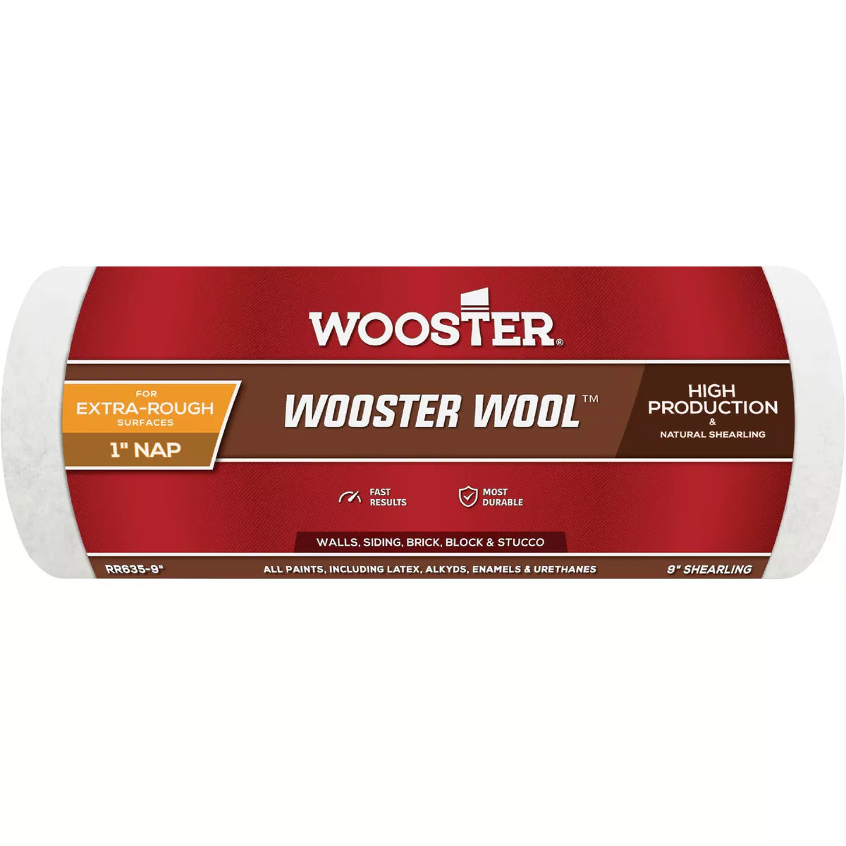 Wooster Wool 9 In. x 1 In. Lambskin Paint Roller Cover