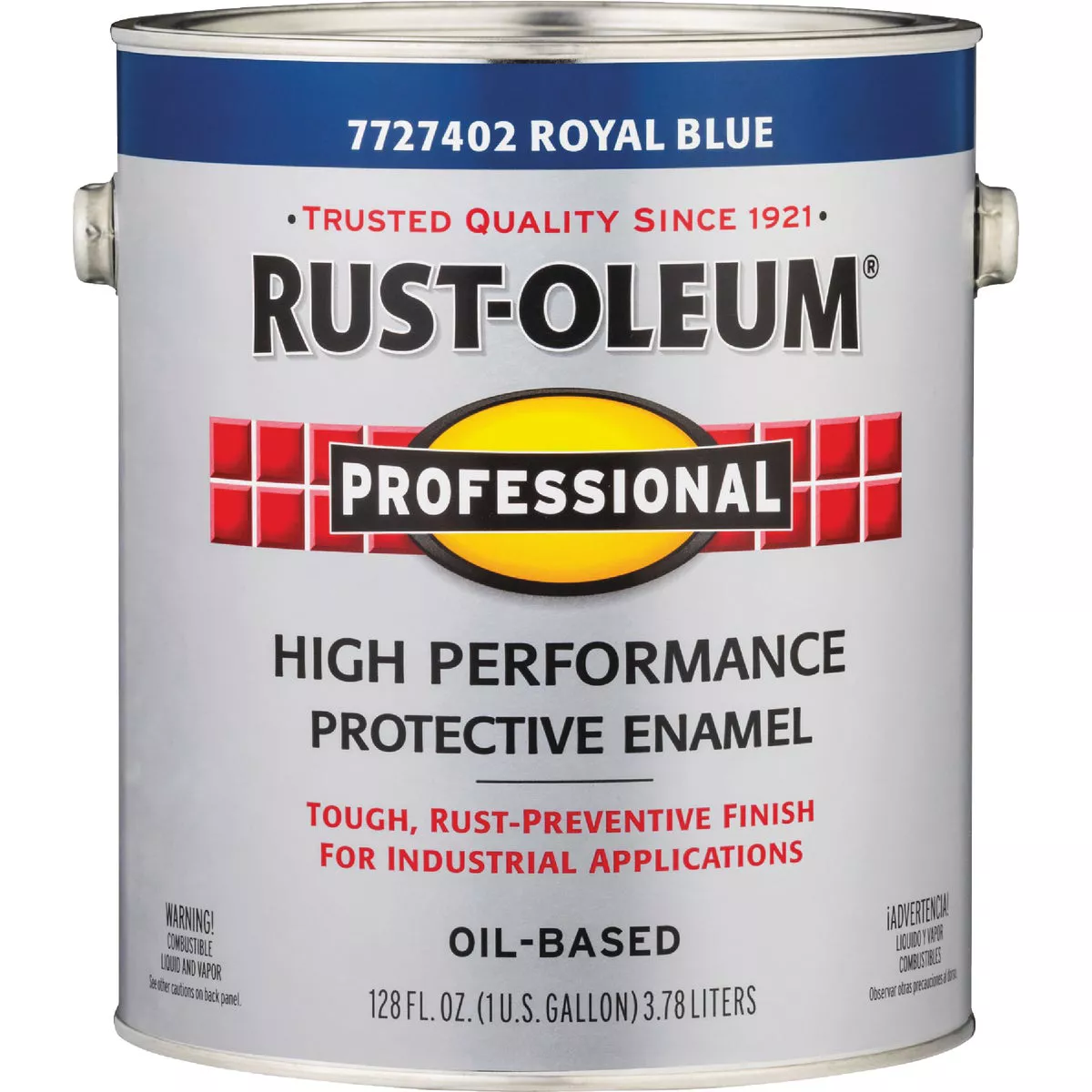 Rust-Oleum Professional Oil Based Gloss Protective Rust Control Enamel, Royal Blue, 1 Gal. - photo 2